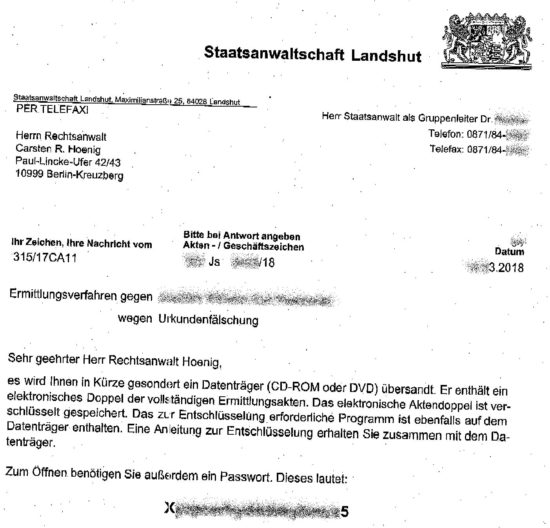 Vorbildliches Aus Bayern | Justiz | Kanzlei Hoenig Info ...